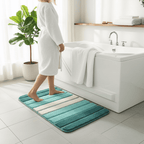Absorbent & quick-drying microfiber bath mat
