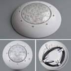 18x3W ABS plastic pool wall lamp underwater light (White)