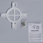 18x3W ABS plastic pool wall lamp underwater light (White)