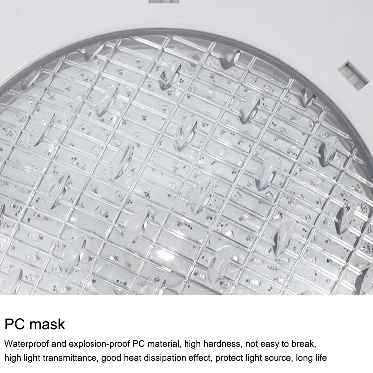 18x3W ABS plastic pool wall lamp underwater light (White)
