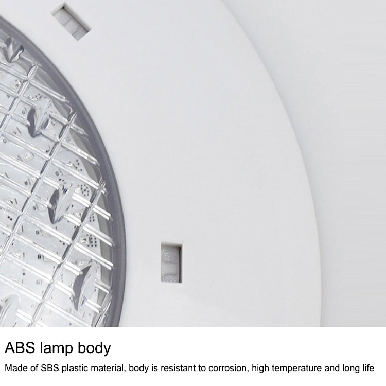 18x3W ABS plastic pool wall lamp underwater light (White)
