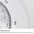 18x3W ABS plastic pool wall lamp underwater light (White)