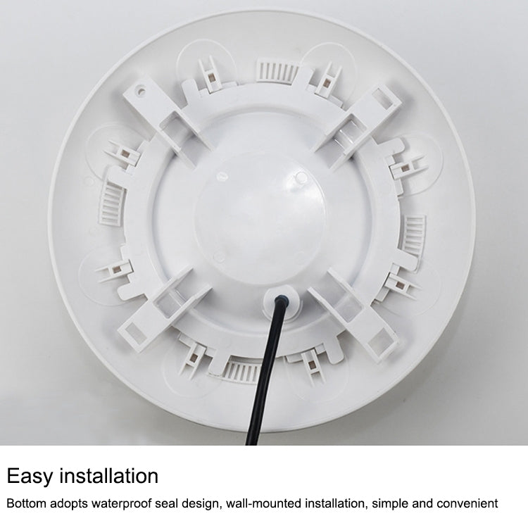 18x3W ABS plastic pool wall lamp underwater light (White)