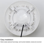 18x3W ABS plastic pool wall lamp underwater light (White)