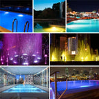 18x3W ABS plastic pool wall lamp underwater light (White)