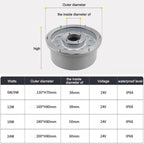 6W Landscape Color Changing Ring LED Aluminum Alloy Underwater Fountain Light (Color Changing)