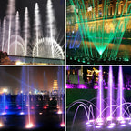 9W Quadrat Park Landscape LED Underwater Light Pool Light (Warm White Light)