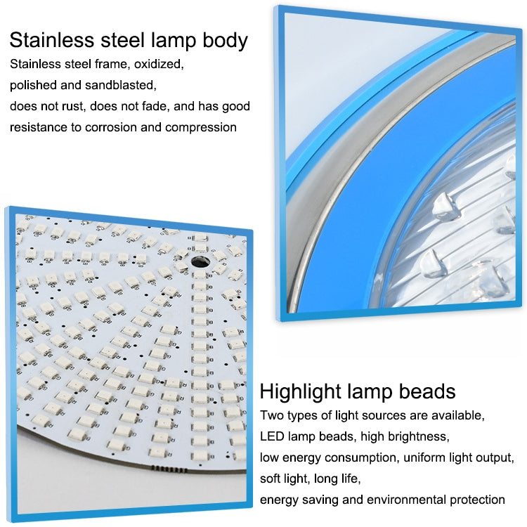 15W LED Stainless Steel Wall Mounted Pool Lighting Landscape Underwater Light (Colored Light + Remote Control)