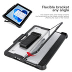 For MicroSoft Surface Pro 4 / 5 / 6 / 7 / 7+ Acrylic transparent hand and shoulder strap laptop case