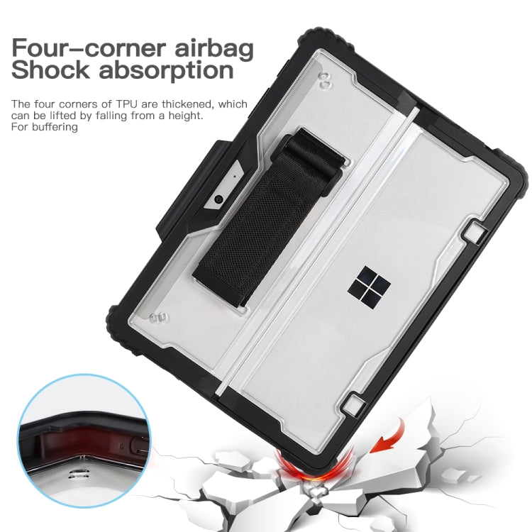 For MicroSoft Surface Pro 4 / 5 / 6 / 7 / 7+ Acrylic transparent hand and shoulder strap laptop case