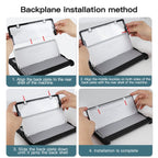 For MicroSoft Surface Pro 4 / 5 / 6 / 7 / 7+ Acrylic transparent hand and shoulder strap laptop case