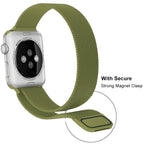 Frerndorf | Milanese stainless steel watch strap for Apple Watch Series 9&8&7 41mm / SE 3&SE 2&6&SE&5&4 40mm / 3&2&1 38mm (Brown)
