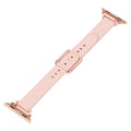 Frerndorf | Magnetic Rose Gold Square Buckle Watch Band for Apple Watch Series 9&8&7 41mm / SE 3&SE 2&6&SE&5&4 40mm / 3&2&1 38mm (Midnight Blue)