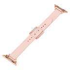 Frerndorf | Magnetic Rose Gold Square Buckle Watch Band for Apple Watch Series 9&8&7 41mm / SE 3&SE 2&6&SE&5&4 40mm / 3&2&1 38mm (Midnight Blue)