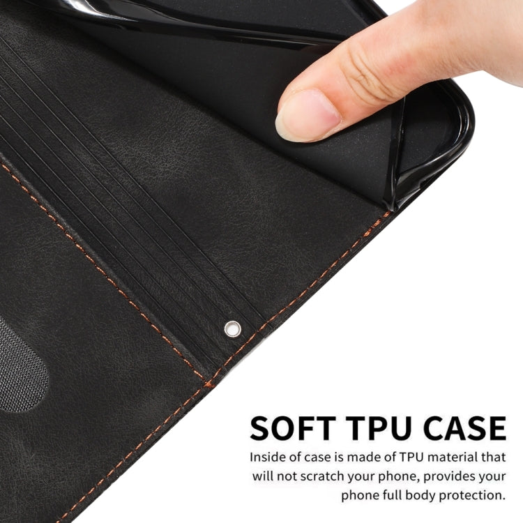 For iPhone 13 Pro Max Dream Triangle Leather Phone Case with Shoulder Strap (Black)