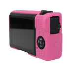 For Canon PowerShot G7 X Mark III / G7X3 Soft Silicone Protective Case with Lens Cap (Rose Red)