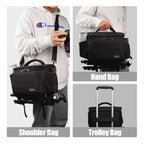 Cwatcun D67 Crossbody Camera Bag Photography Lens Shoulder Bag, Size: 22 x 15 x 15cm S(Black)