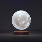 Floating Magnetic Moon Lamp with 3D Print and LED Lighting