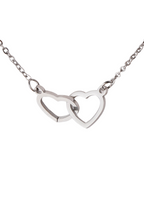 Gift Set Rose & Heart Necklace Light – Eternal Rose with Hidden Love Necklace