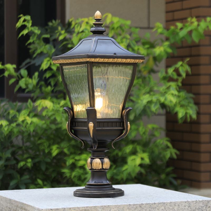 LumaLux Solar Outdoor Lantern | Weatherproof | Solar Powered | Garden Lighting for Terrace and Entry Area