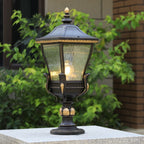 LumaLux Solar Outdoor Lantern | Weatherproof | Solar Powered | Garden Lighting for Terrace and Entry Area