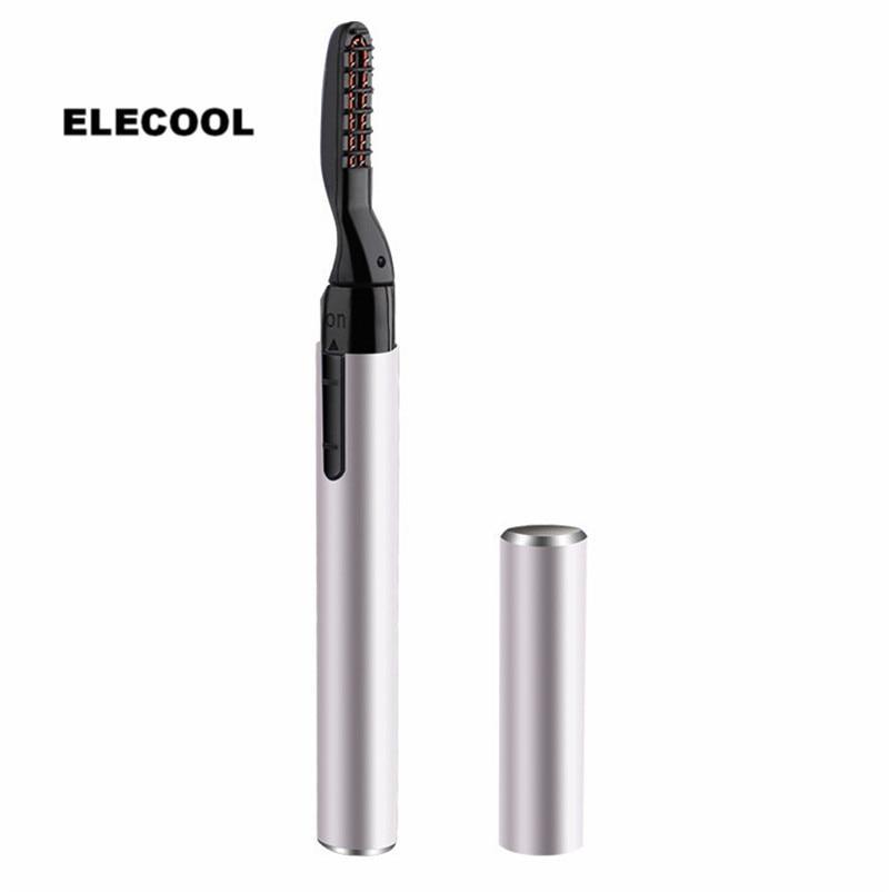 IcoolGadget Portable Pen Style Electric Perm Heated Eyelash Curler Long Lasting Eye lash Curler Makeup Curling Kit For Women BTZ1