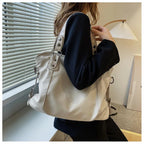 Women's Tote Bag with Soft Faux Leather Feel and Practical Multiple Compartments