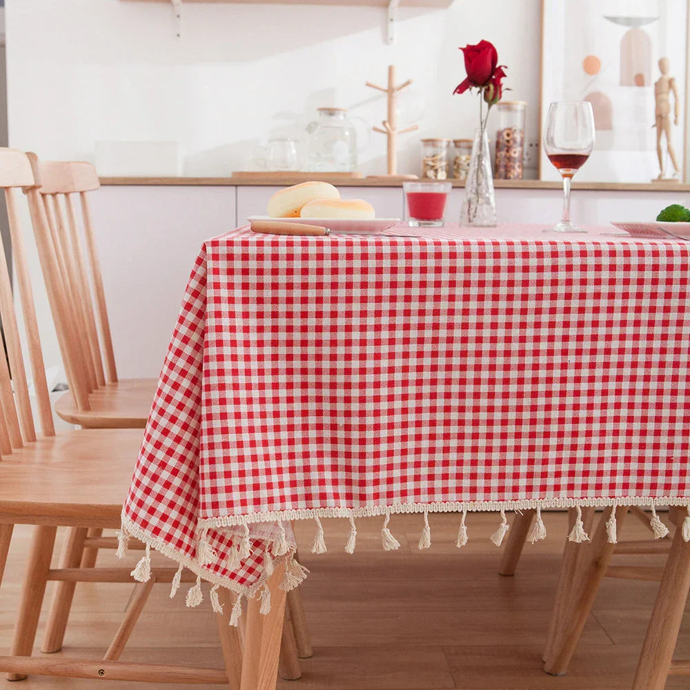 Pastoral Cotton-Linen Tablecloth