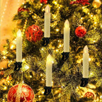 Flameless Christmas Candle Set with Gentle LED Glow
