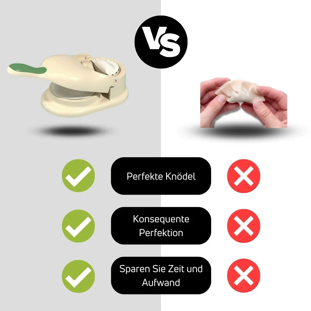 2-in-1 Dumpling machine for dough pockets and fillings