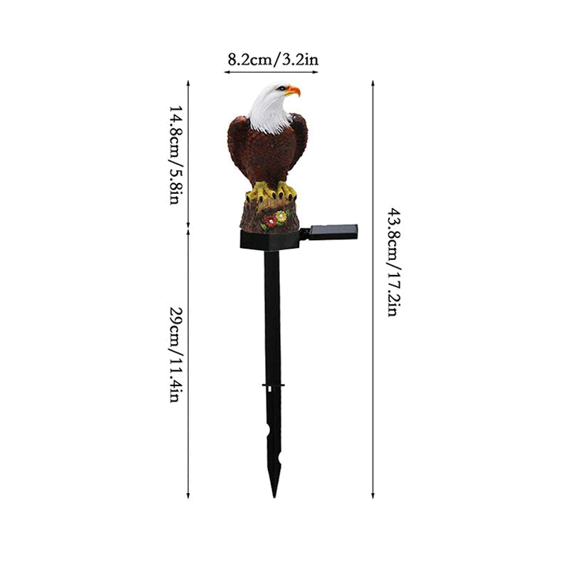 Eagle figurine Garden Solar post