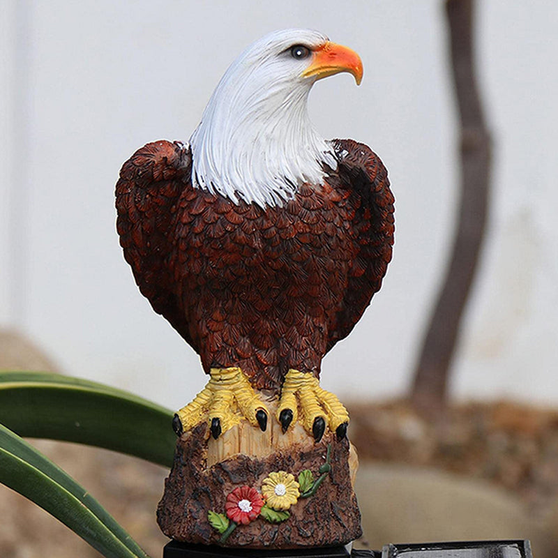 Eagle figurine Garden Solar post