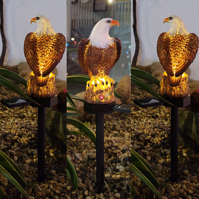 Eagle figurine Garden Solar post