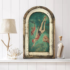Imaginative Vintage Entrance Mural
