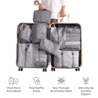 Easy-Pack Travel Cubes | 8-Piece Set for Organized Packing & Hassle-Free Travel