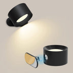 Spotlight Wireless Wall Lamp - 360° Rotation, Dimmable, Rechargeable Wall Light