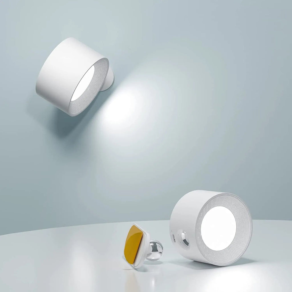 Spotlight Wireless Wall Lamp - 360° Rotation, Dimmable, Rechargeable Wall Light