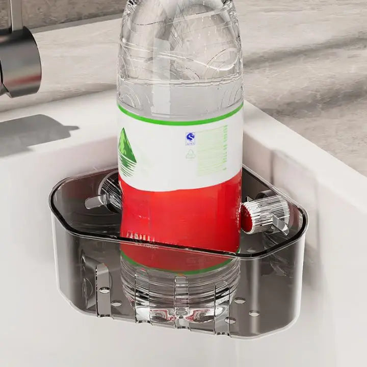 Corner Dish Rack with Suction Cup – Space-saving, stable & drill-free