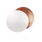 Modern wall lamp with sun and shadow effect for living room and bedroom