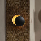 Solar Eclipse Wall Lamp with Warm LED Light