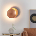Solar Eclipse Wall Lamp with Warm LED Light