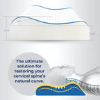 EcoNeck Comfort | Orthopedic Neck Support Pillow made of Natural Rubber