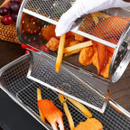 Stainless Steel Redating Basket for the Grill – Even & Effortless Cooking