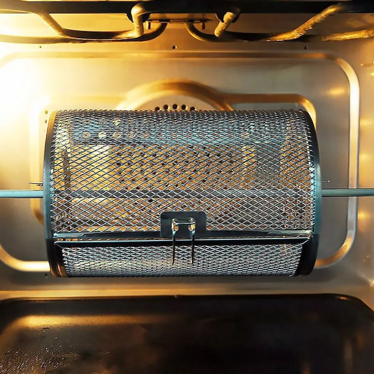 Stainless Steel Redating Basket for the Grill – Even & Effortless Cooking