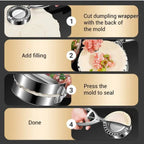 Stainless Steel Dumpling Mold - Perfect Dumplings Made Quickly