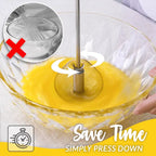 Stainless Steel Hand Whisk – Quick Mixing Without Electricity