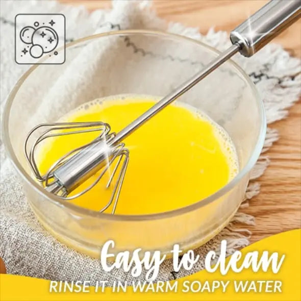 Stainless Steel Hand Whisk – Quick Mixing Without Electricity