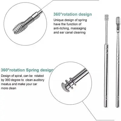 Stainless Steel Ear Cleaning Set – For Safe & Thorough Cleaning