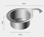 Stainless Steel Swan Strainer Basket for Kitchen Sink Corners