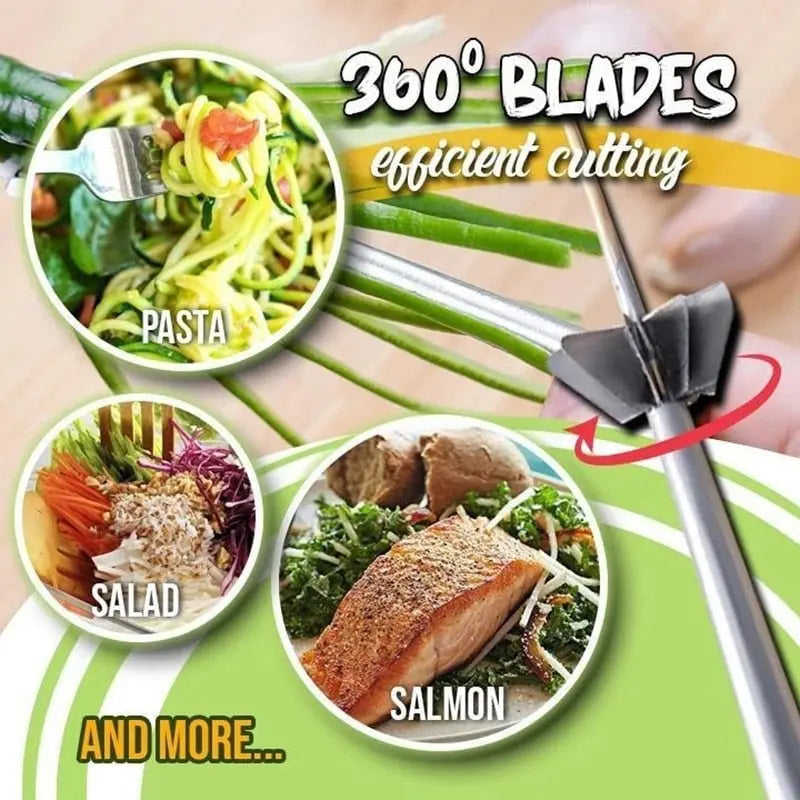 Stainless Steel Onion Slicer – for even strips and decorative presentation